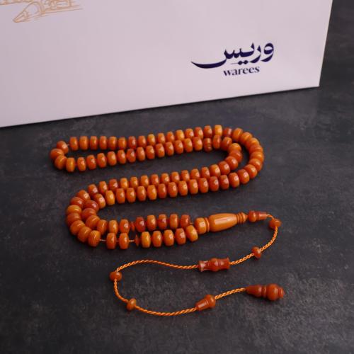 سبحة فاتوران عسلي