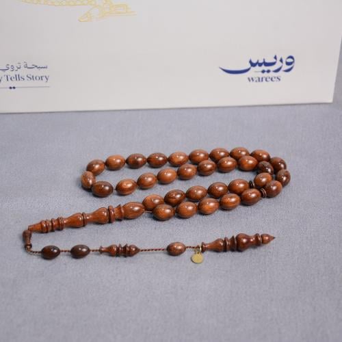 سبحة فاخرة من خشب الثعبان