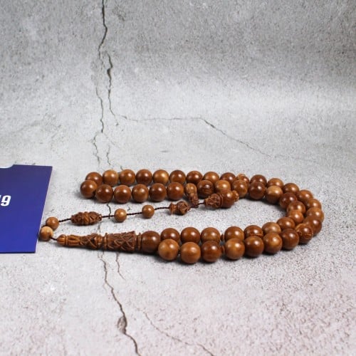 سبحة من خشب الكوك الطبيعي