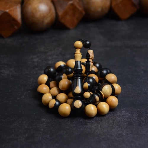 سبحة أبانوس وجه و وجه