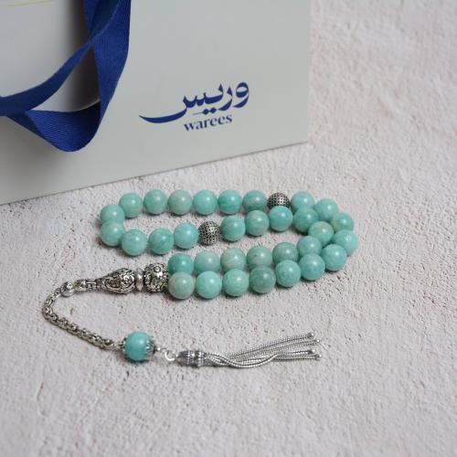 سبحة حجر أمازونيت