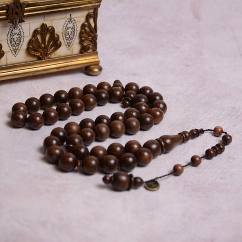 سبحة خشب التايقر دارك