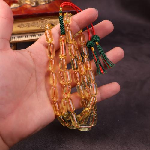 سبحة كهرمان روسي شفاف