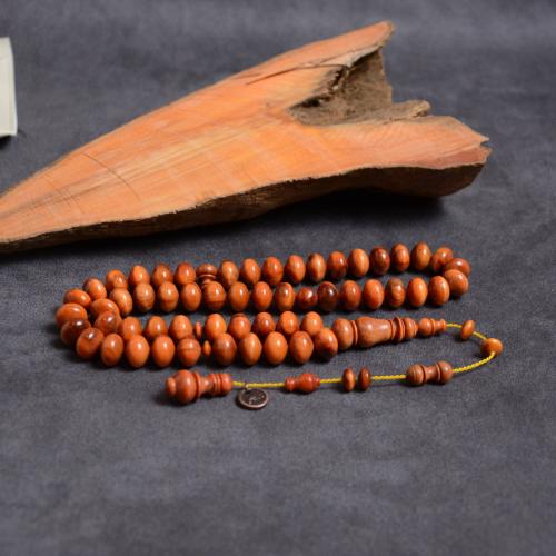 سبحة خشب وحيد القرن ذروي