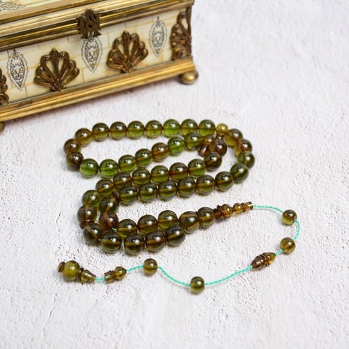 سبحة فاتوران زيتي شفاف