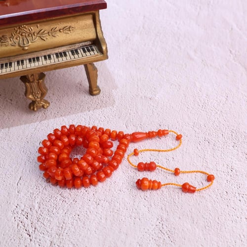 سبحة فاتوران لون مرجاني