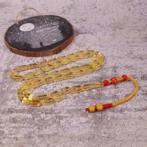 سبحة كهرمان كلينغيرادي شفاف