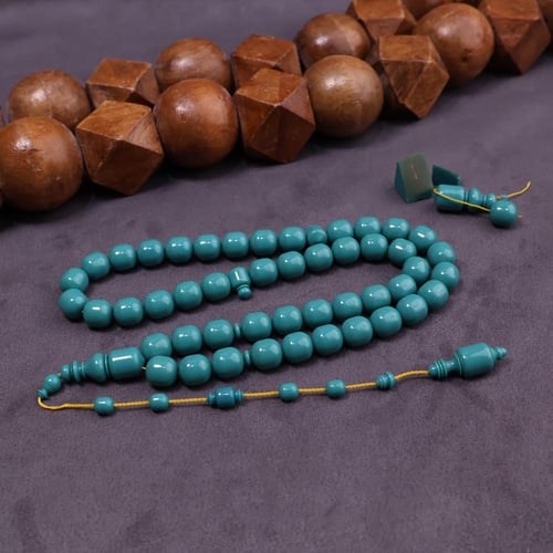 سبحة بولينج قديم تركوازي