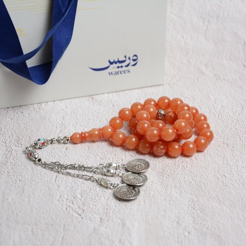 سبحة فاتوران مشمشي مميزة