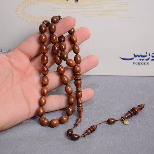 سبحة فاخرة من خشب الثعبان