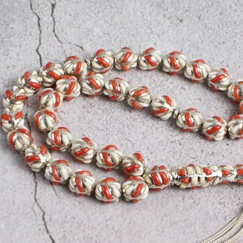 سبحة مرجان تونسي مع عاج الفيل