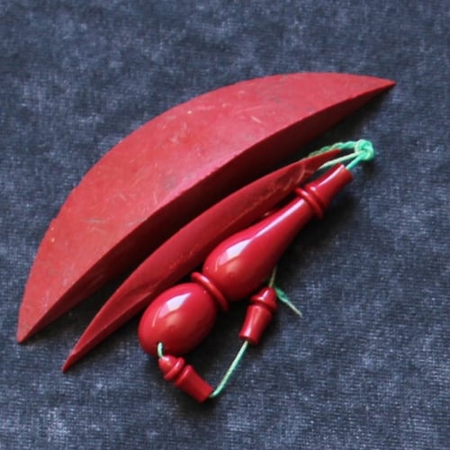 سبحة بولنج أحمر أمريكي صب قديم