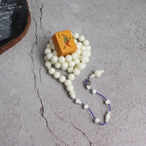 سبحة دومنه لؤلؤي خام ألماني