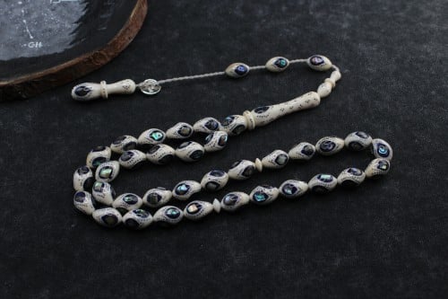 سبحة عاج فيل بالصدف الاسترالي