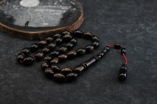 سبحة قلاليث فرنسي لون نسكافيه