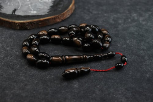 سبحة قلاليث فرنسي لون نسكافيه