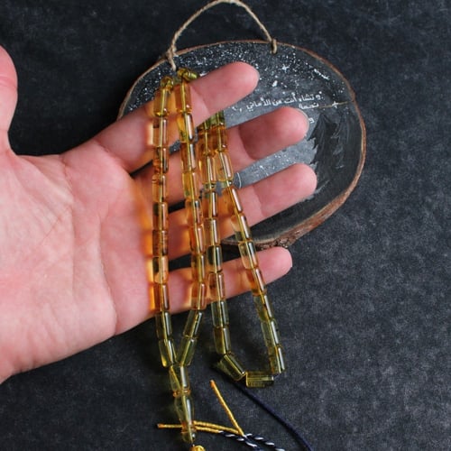 سبحة كهرمان حشري من النوادر