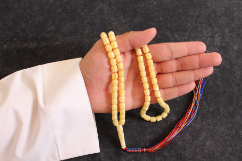 سبحة كهرمان طبيعي