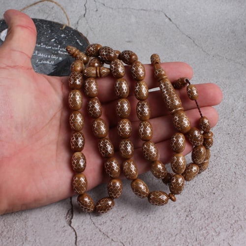 سبحة فاخرة كوك بالفضة