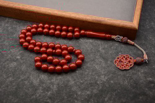 سبحة بكلايت أحمر