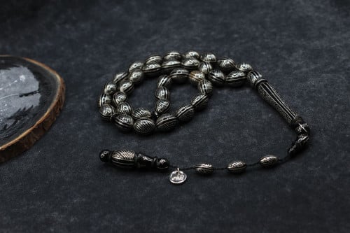 مسباح يسر منقوش بالفضة