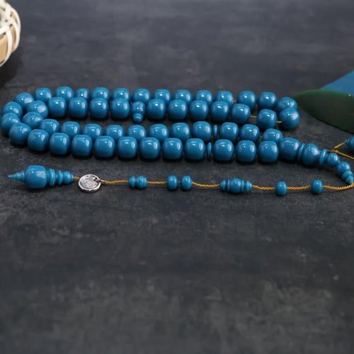 سبحة بولينج قديم تركوازي