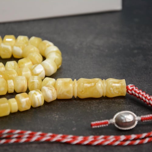 سبحة كهرمان فاخر لوقو