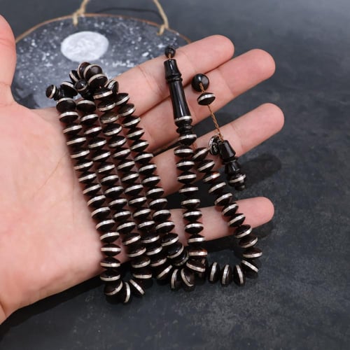 سبحة كوك ٩٩ مطعم بالفضة