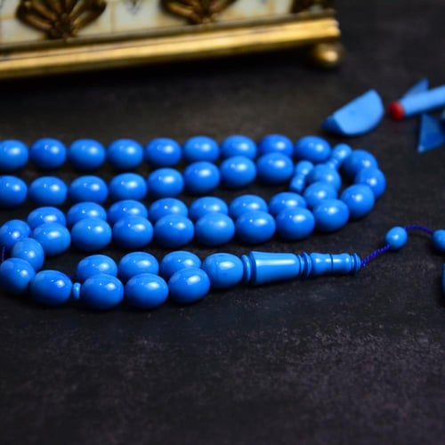 سبحة بلياردو ألماني قديم أزرق