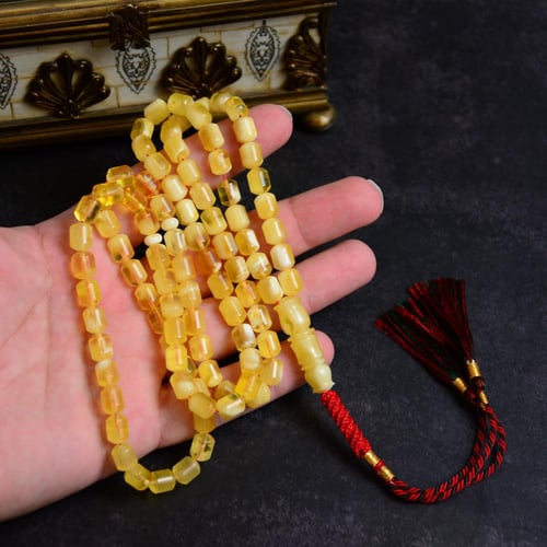 سبحة كهرمان كلنيقرادي صندوقي