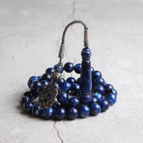 سبحة بكلايت لون أزرق مموج