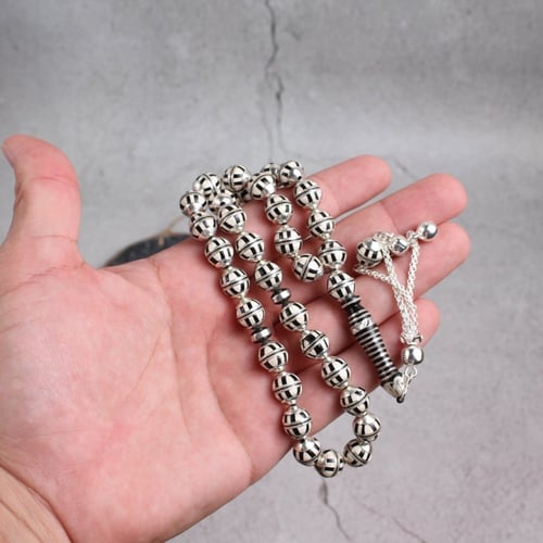 سبحة كوك طربوش فضة