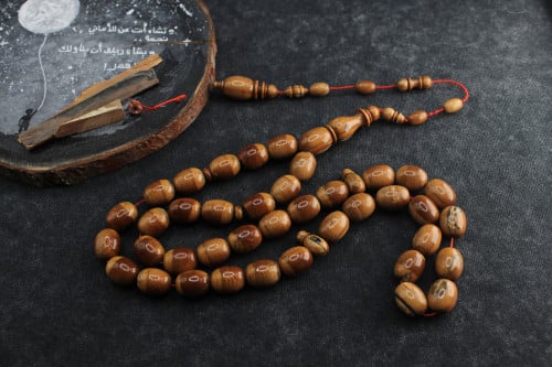 سبحة عاج ماموث منوصف فاخر