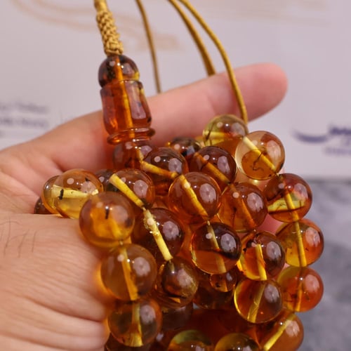 سبحة كهرمان حشري من النوادر