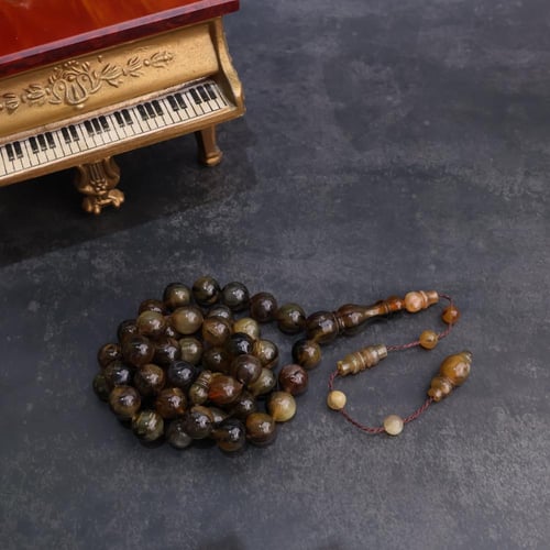 سبحة قرن ضأن غامق