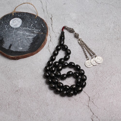 سبحة فاتوران بالفضة