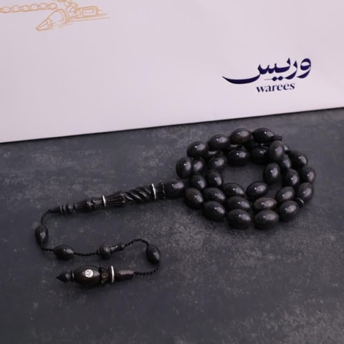 سبحة الأبانوس الملكي زيتوني