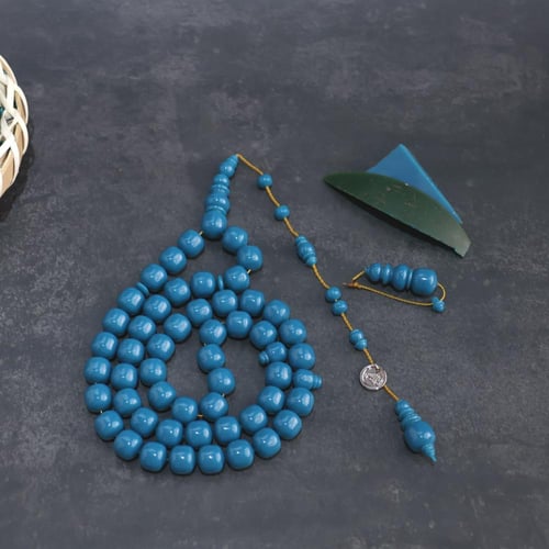 سبحة بولينج قديم تركوازي