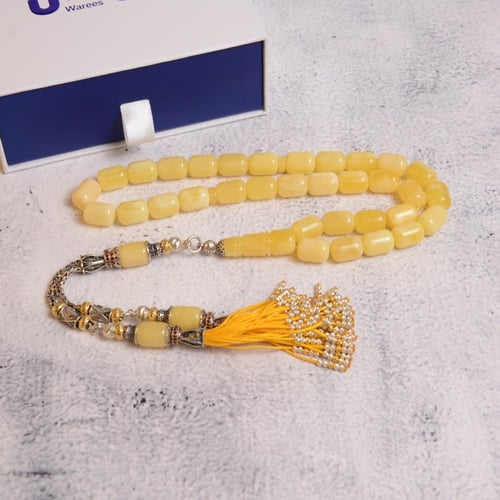 سبحة كهرمان بكركوشة استثنائية