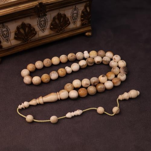 سبحة فاخرة من قرن غزال طبيعي