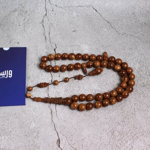 سبحة من خشب الكوك الطبيعي