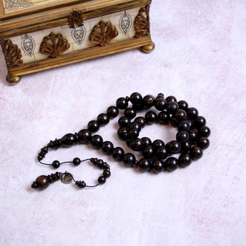 سبحة أبانوس لون أسود