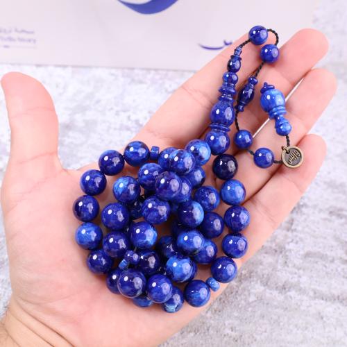 سبحة فاتوران أزرق مموج