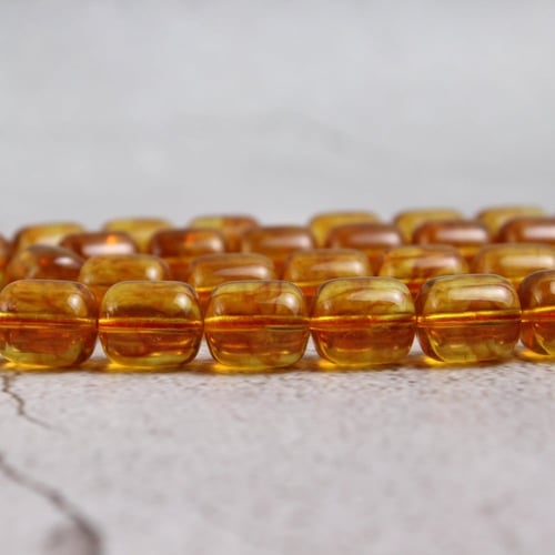 سبحة كهرمان شفاف