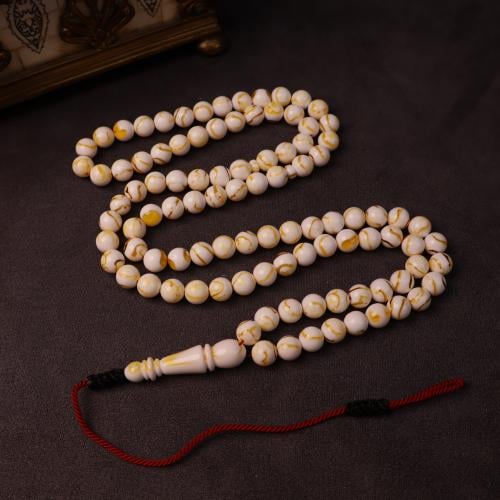 سبحة مستكه ( شبيه الكهرمان )