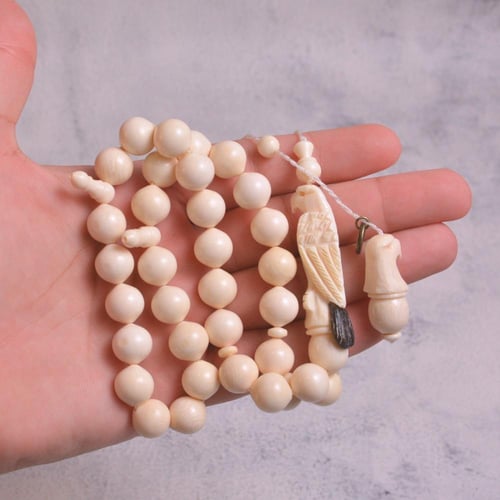 سبحة عاج فيل شاهد صقر