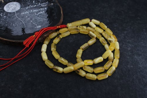 سبحة كهرمان صنوبري سوبر