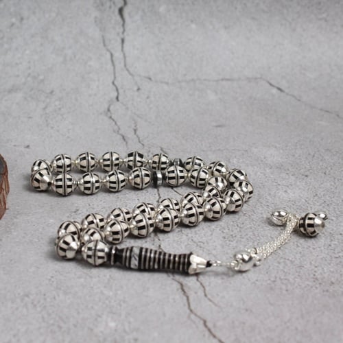 سبحة كوك طربوش فضة