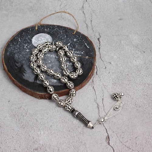 سبحة كوك طربوش فضة