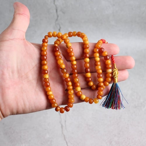 سبحة كهرمان كلينقرادي قديم 99 ذروي